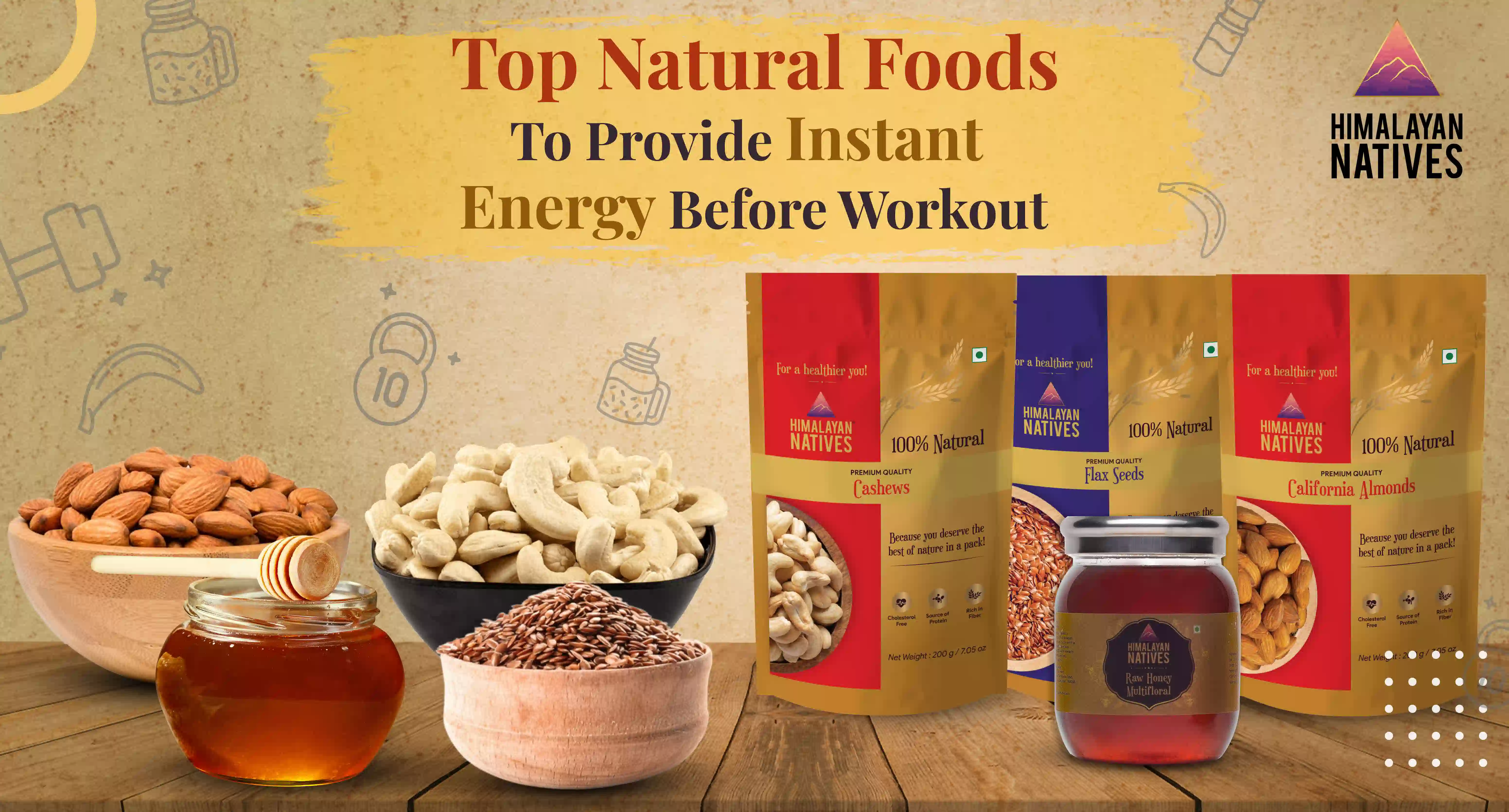 Top Natural Foods To Provide Instant Energy Before Workout