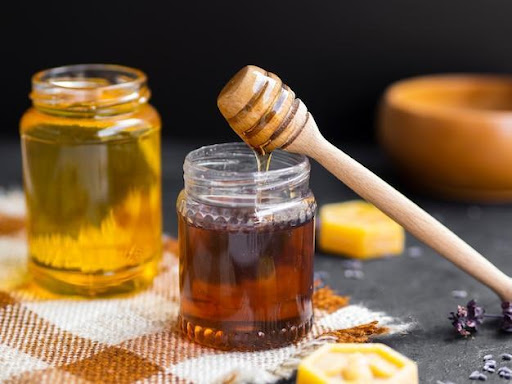 Raw Honey in Jar