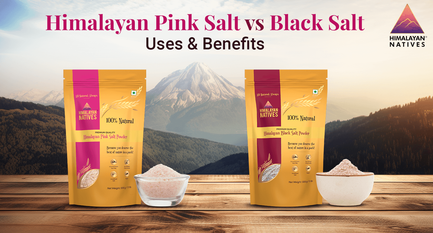 Himalayan Pink Salt vs Black Salt