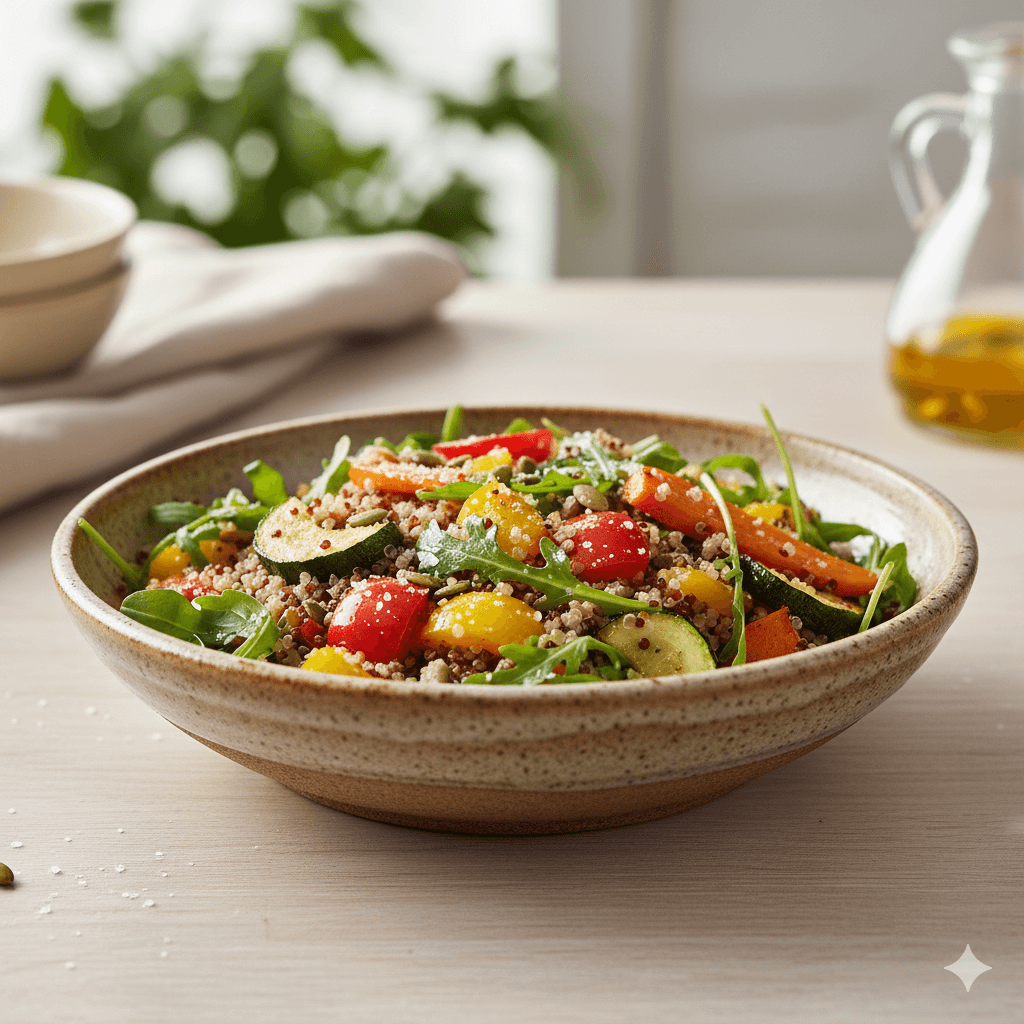 Quinoa & Roasted Veggie Salad
